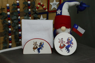Porta Servilleta Chile Cueca 13,5X5,2X7,5Cm Ynp-05