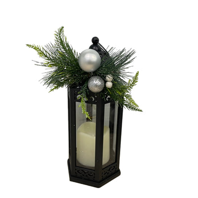 Candelabro Led Adorno Esferas # 33 16X16X30,5Cm - multicolor