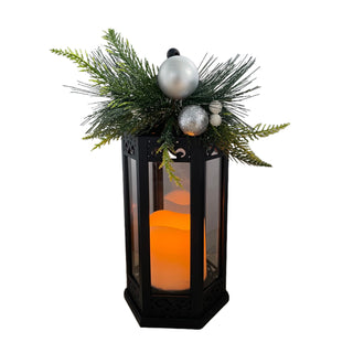 Candelabro Led Adorno Esferas # 33 16X16X30,5Cm