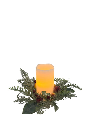 Vela Led Floral 7,5X15Cm W2148 Amarillo