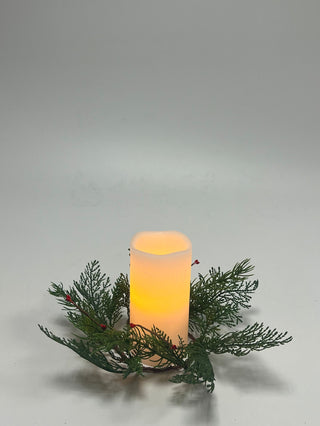 Vela Led Floral 7,5X15Cm W2148 Amarillo
