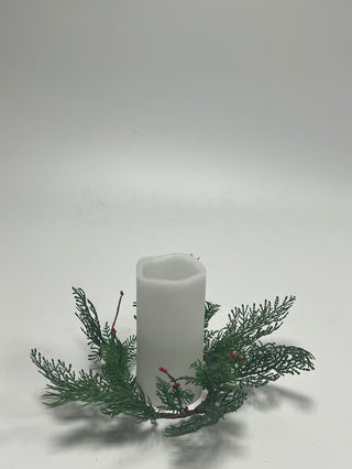 Vela Led Floral 7,5X15Cm W2148 Amarillo