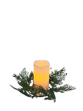 Vela Led Floral 7,5X15Cm W2150 Amarillo