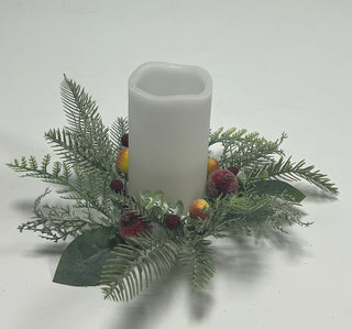 Vela Led Floral 7,5X15Cm W2150 Amarillo