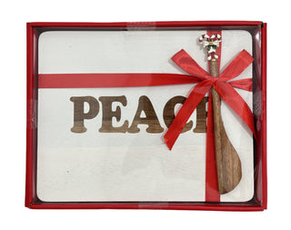 Set Tabla Mad Acacia C/Cuchillo Aperitivo Paz