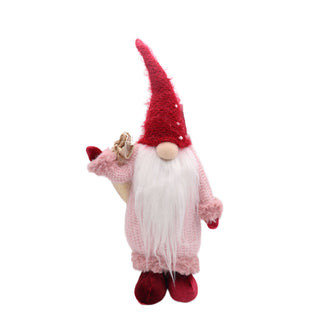 Gnomo De Pie Barba 16X14X42Cm Dsn19