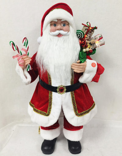 Santa Musica Y Movimiento Baston Caramelo 60Cm 046 - multicolor