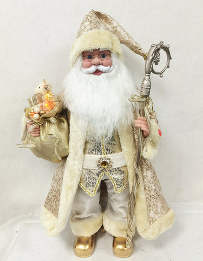 Santa Musica Y Movimiento Regalos Dorado 60Cm 056 - multicolor