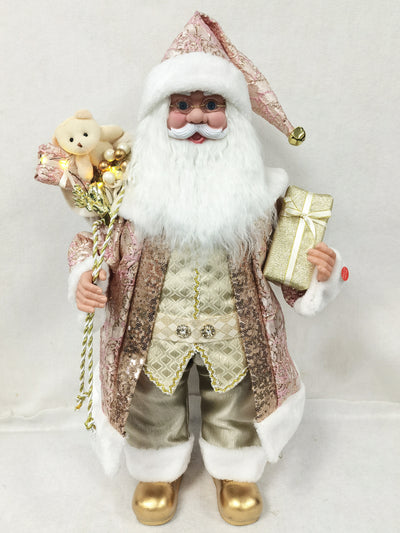 Santa Musica Y Movimiento Regalos Rosa Dorado 60Cm 076 - multicolor