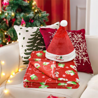 SET MANTA Y GORRO CHRISTMAS