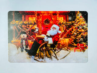 Set 4 Ind Santa Sentado 44X28X0,04Cm 303