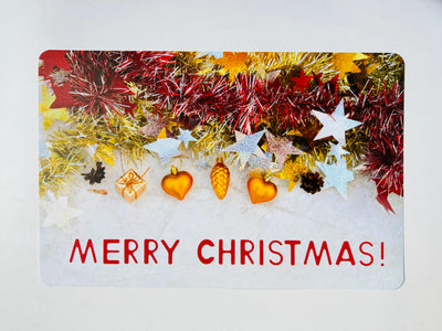 Set 4 Ind Guirnalda Merry Christmas 44X28X0,04Cm 305 - multicolor