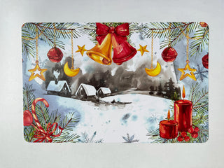 Set 4 Ind Paisaje Navideño 44X28X0,04Cm 306