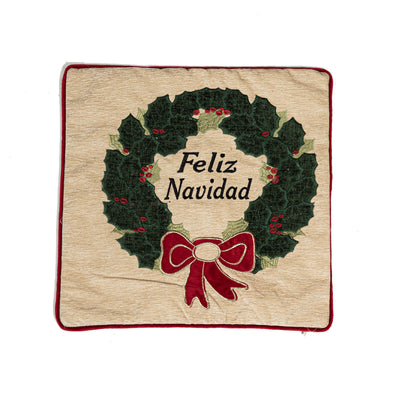 Funda Cojin Corona Lazo 40X40Cm 18A - multicolor