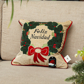 Funda Cojin Corona Lazo 40X40Cm 18A