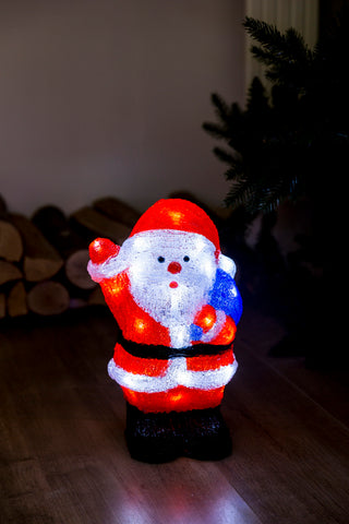 Santa Led 30Led 19X13,5X31Cm 11