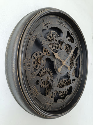RELOJ DE PARED  77,8x23x77,8cm Elemental Dis.3B