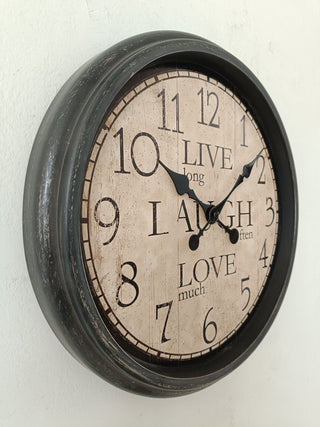 RELOJ DE PARED  42,4x31,9x43,8cm Elemental Dis.3C
