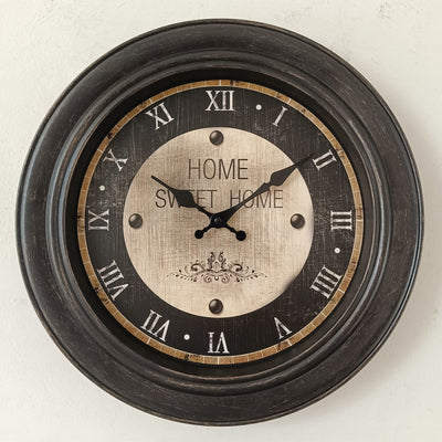 RELOJ DE PARED  41,8x32,5x42,6cm Elemental Dis.4A - multicolor