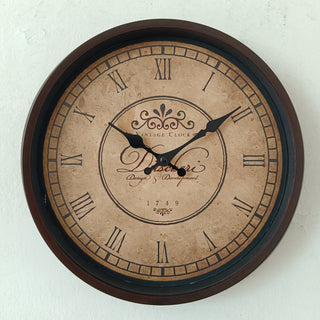 RELOJ DE PARED  50x32,2x33cm Elemental Dis.5D