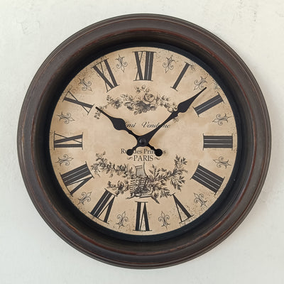RELOJ DE PARED  52x32,4x33,2cm Elemental Dis.7C - multicolor