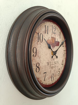 RELOJ DE PARED  54x31x31,8cm Elemental Dis.3E
