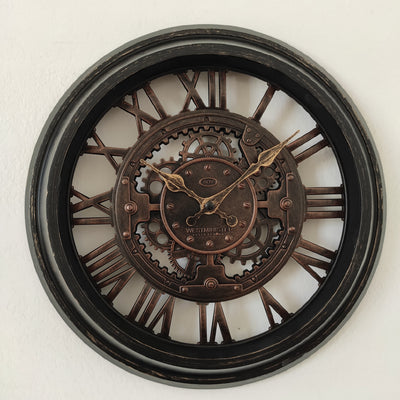 RELOJ DE PARED  50x32,4x33,2cm Elemental Dis.10A - multicolor