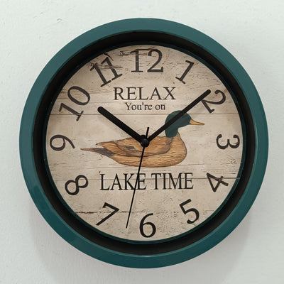 RELOJ DE PARED  57x24,4x25,2cm Elemental Dis.2L - multicolor