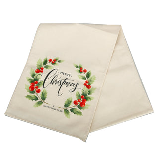 Camino Merry Christmas Acebos 33X183Cm 5B