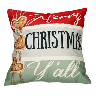 Funda Cojin Christmas Corazones 45X45Cm 3A