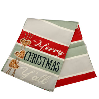 Camino Christmas Corazones 33X183Cm 3A