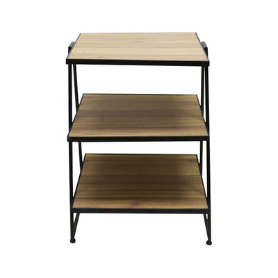 Repisa 3 Niveles Metal/Mad 50,5X48X71,5Cm 45 - multicolor