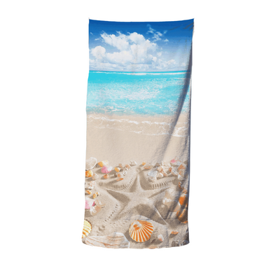 Toalla De Playa Microfibra Paraiso - multicolor