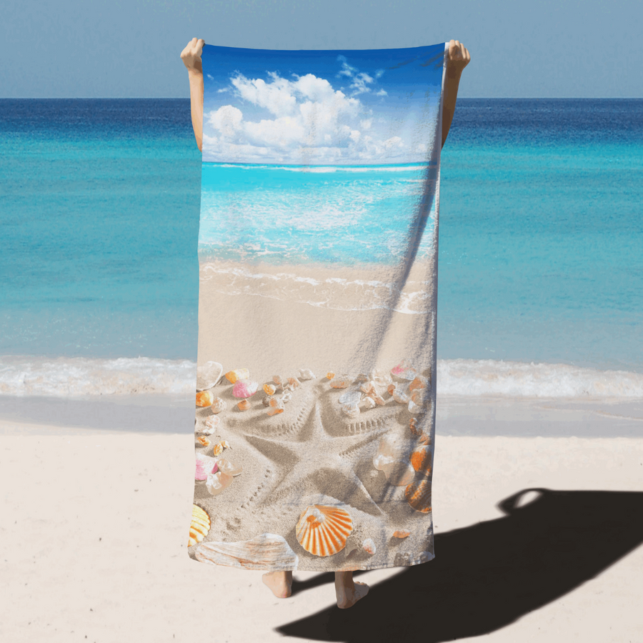 Toalla De Playa Microfibra Paraiso