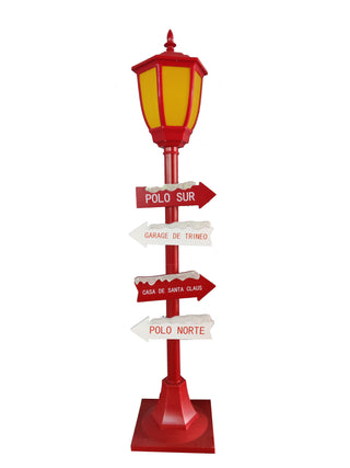 POSTE LETREROS C/LUZ  DF66546A 30x30x148cm