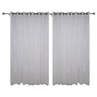 Set 2 Velos Bord Jazmin Argolla Arbol Blanco