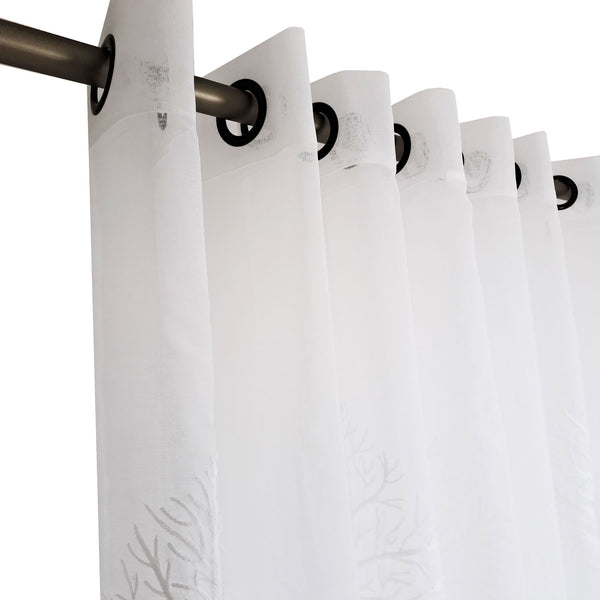 CORTINAS DE VELO & SOBRE VELO BORDADA | Distribuidora Del Hueco