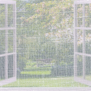 Tela para cortinas Velo Agra Rusti Color Blanco