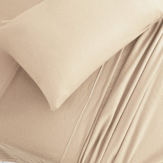 Juego de Sábanas Polar Térmico Chantilly 1.5 Plazas Beige