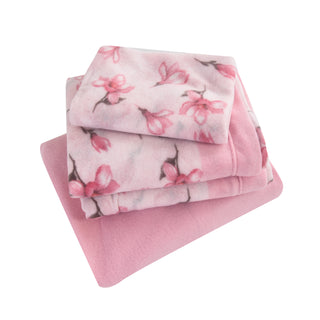 Sábanas Polar Estampada Floral 2 plazas Multicolor