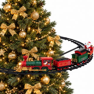 Tren Navideño Luz y Música con Pista 23 Piezas