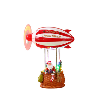 Globo Aeroestatico Luz Y Musica 16,1X8,4X21Cm