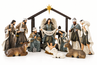 Nacimiento Con Establo 20Cm