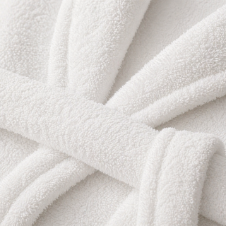 Bata de Baño Tradicional 100% Algodón Hotelera Blanco