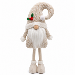 Gnomo De Pie Vest Blanca 19X10X41Cm Dsn24