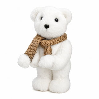 Peluche Oso Polar Bufanda 12X11X24Cm