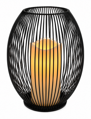 Candelabro C/Vela Led 20X20X22,5Cm
