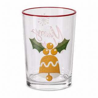 Vaso Navideño Muérdago 8 cm