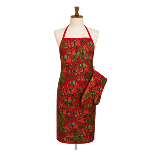 Set Delantal Y Guante Flor