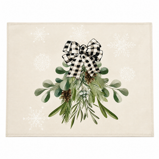 Set 4 Individuales Adorno Lazo 45X33Cm